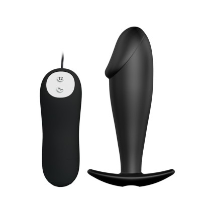 Vibrator anal Remoted Black foto