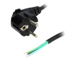 Cablu Alimentare 3x1mm2, 1.8m, Ștecăr Unghiular