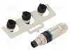 Conector M8, 3 pini, clasa etanseitate IP67, MURR ELEKTRONIK - 7000-08331-0000000