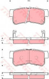 Set placute frana,frana disc HYUNDAI TRAJET (FO) (2000 - 2008) TRW GDB3258
