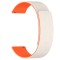 Techsuit - Watchband 18mm (W074) - Huawei Watch GT 4 (41mm)/W1/Honor Watch S1/Garmin Venu 2S/Vivoactive 4S - Beige / Orange