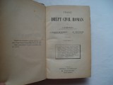 Tratat de drept civil roman (vol. I) - C. Hamangiu, I. Rosetti, Al. Baicoianu, 1928, Alta editura