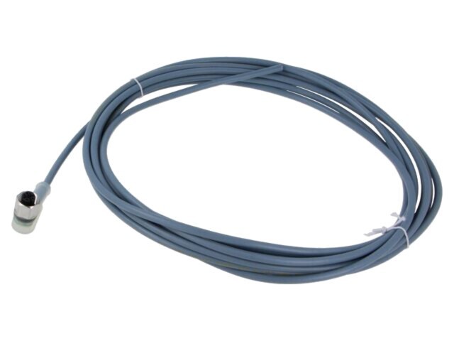 Cablu BINDER M12 4 pini unghiat 5m pentru senzori automatizări IP69K