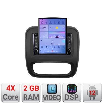 Navigatie Renault Trafic 2014-2017 K-rt09 ecran tip TESLA 9.7&quot; cu Android Radio Bluetooth Internet GPS WIFI 2+32 DSP Q v2 CarStore Technology