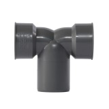 Cot dublu DN/OD 50/40, Racord Scurgere HT, Fiting Canalizare