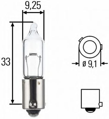 Bec, semnalizator AUDI A4 Allroad (8KH, B8) (2009 - 2016) HELLA 8GH 008 417-001 foto