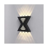 Cumpara ieftin Aplica LED, negru, Exterior, 12W, IP65, lumina Calda