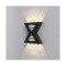 Aplica LED, negru, Exterior, 12W, IP65, lumina Calda