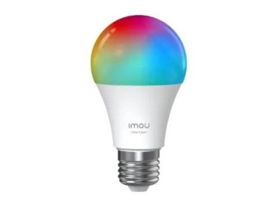 Bec inteligent Imou IOT-CL2B-MAT-EU, E27, 16 milioane culori, 806Lm, temperatura 2700K-6500K, 9W, dimmer, aplicatie mobila SafetyGuard Surveillance foto
