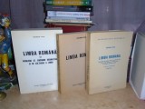 GHEORGHE DOCA - LIMBA ROMANA ( 3 VOL. ) , UNIVERSITATEA BUCURESTI , 1993-1996