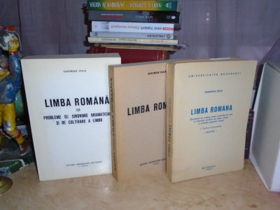 GHEORGHE DOCA - LIMBA ROMANA ( 3 VOL. ) , UNIVERSITATEA BUCURESTI , 1993-1996 foto