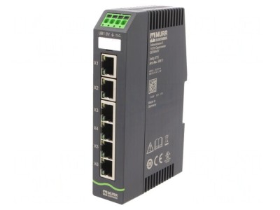 Switch Ethernet Neadministrabil 6 Porturi 9.5-31.5VDC foto
