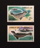 Insulele Feroe (F&oslash;royar) 1992 - Set Complet de 2 Mărci Poștale "Foci din Atlanticul de Nord"- Cod: -A992