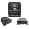 Controler solar, MPPT, PWM, 12V/24V/36V/48V, 100A, display LCD, 7 moduri de functionare, detecteare automata a bateriei, negru