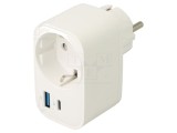 Alimentator Pulsatoriu GEMBIRD 5V DC 3A 20W Alb Plug-in
