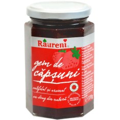 Gem de Capsuni Raureni, 370 g, Gem Capsuni, Gem din Capsuni, Gem Raureni, Gem Raureni de Capsuni, Capsuni Gem, Borcan de Gem Capsuni, Borcan Gem de Ca foto