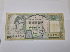 bancnota nepal 100 r 2006 foto