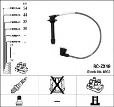 Set fise bujii TOYOTA COROLLA Verso (ZDE12, CDE12) (2001 - 2004) NGK 8932 foto