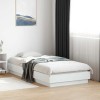 VidaXL Cadru de pat, alb, 90x190 cm, lemn prelucrat