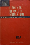 ELEMENTS DE CALCUL NUMERIQUE-B. DEMIDOVITCH, I. MARON-233259