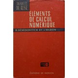 ELEMENTS DE CALCUL NUMERIQUE-B. DEMIDOVITCH, I. MARON-307660