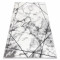Covor modern COZY Lina, geometric, marmură - structural două niveluri de l&acirc;nă gri, 180x270 cm