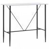 Gossi masa de bar, alb, 120 x 60 x 110 cm, mdf