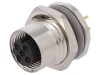 Conector M12 Mama IP67 4 Pini TE Connectivity Cod D Ethernet THT