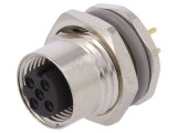 Soclu M12 4 PIN mamă Ethernet IP67 250V 4A