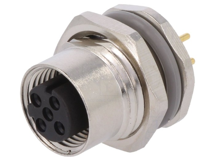 Conector M12 mamă IP67 4 pini