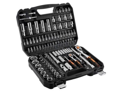 Set chei tubulară 6-puncte Torx&amp;reg; 110 piese NEO TOOLS, fixare 1/2 și 1/4 foto