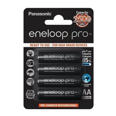 Acumulatori AA 2500 mAH Panasonic Eneloop PRO foto