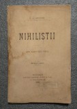 Z. C. Arbure - Nihiliştii (din amintirile mele) (ediţia a doua, 1896)