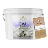 Eva Madreperla Cacao cu Lapte, cu Fulgi de Sticla, 2.5 L si Pensula, 70 mm