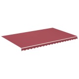 Cumpara ieftin Panza de rezerva copertina, rosu visiniu, 500x300 cm, poliester