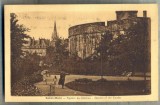 AD 294 C. P. VECHE -SAINT MALO - SQUARE DU CHATEAU -FRANTA CIRCULATA 1933, Printata