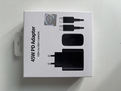 Incarcator 45W + cablu 5A, desigilat pentru proba foto