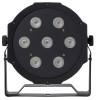 Proiector lumini PAR LED RGBW, cu 7 leduri 70W si culori statice, Oem