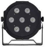 Proiector lumini PAR LED RGBW, cu 7 leduri 70W si culori statice