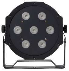 Proiector lumini PAR LED RGBW, cu 7 leduri 70W si culori statice