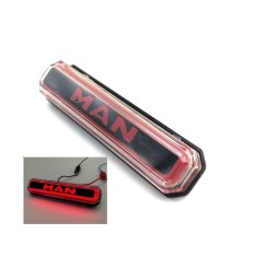 Lampa gabarit cu LOGO NEON Rosie MAN 12-24V