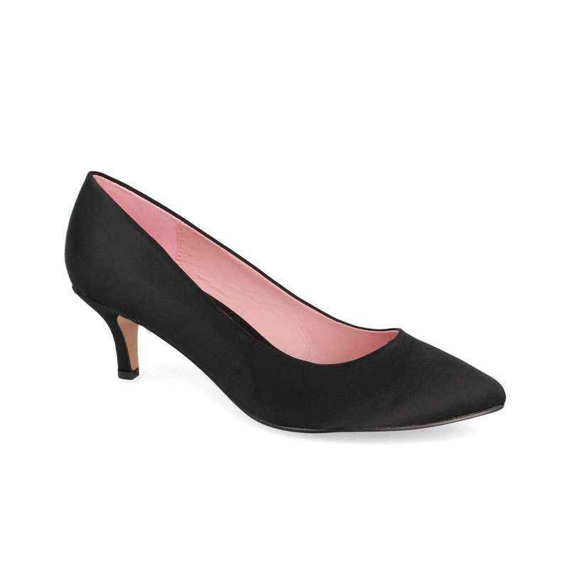 Pantofi Dama, Toc mic, Negru (Marime: 36) | Okazii.ro
