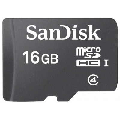 Card Memorie microSDHC SanDisk, 16Gb, Clasa 4 SDSDQM-016G-B35 foto