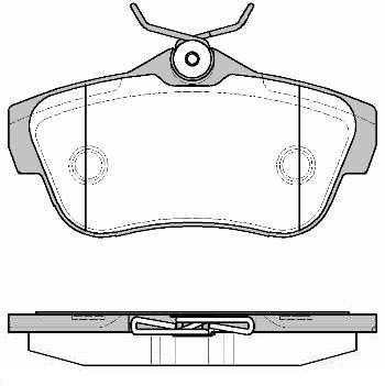 Placute frana Citroen Jumpy; Fiat Scudo (272, 270); Peugeot Expert (Vf3v) SRLine parte montare : Punte spate