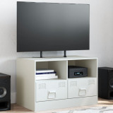 Comoda TV, alb, 67x39x44 cm, otel GartenMobel Dekor, vidaXL