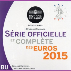 FRANTA 2015 - Set monetarie 1 cent-2 euro - FOLDER/ BU / sigilat