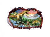 Cumpara ieftin Sticker decorativ cu Dinozauri, 85 cm, 4352ST-1