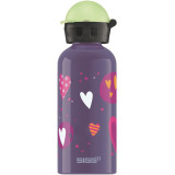 Bidon din aluminiu Sigg glow in the dark heartballons 0.4l