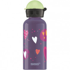 Bidon din aluminiu Sigg glow in the dark heartballons 0.4l