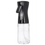 Cumpara ieftin Sticla cu pulverizator pentru ulei, otet, lichide, universal, capacitate 200 ml, 20.5 x 6 cm, negru
